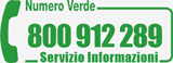 Numero Verde 800 912 289 servizio informazioni